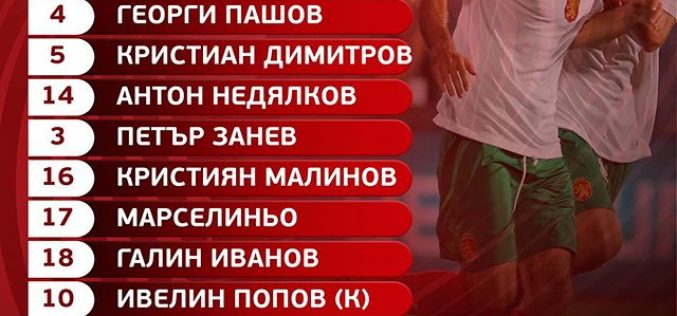 Ето ги титулярите срещу Черна гора!