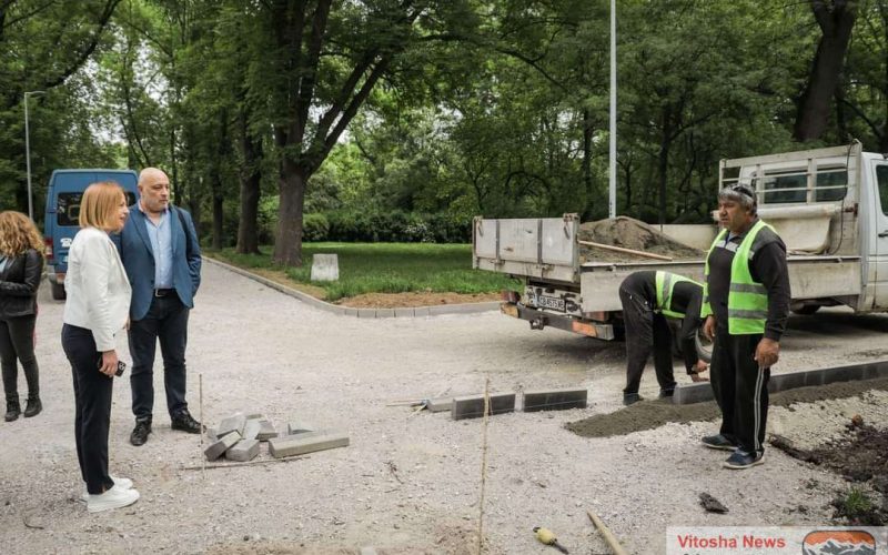 До средата на юни приключва обновяването на алейната мрежа в парк „Надежда“